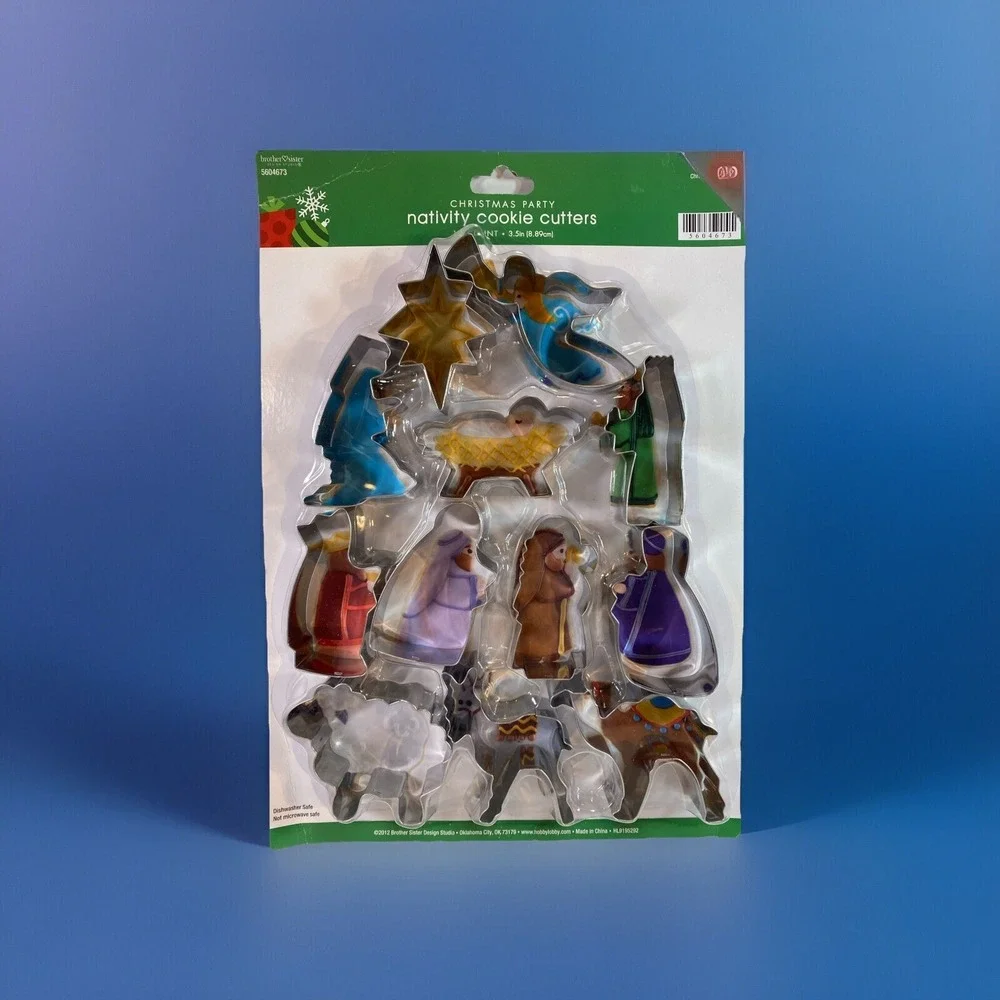 Nativity Story‎ Cookie Cutters [Set Of 12] Christmas ~ New